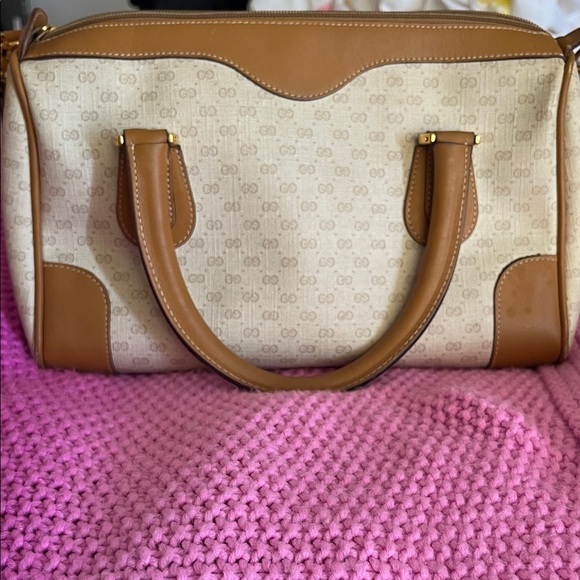 Gucci Cream and Tan Satchel - Picture 10 of 11